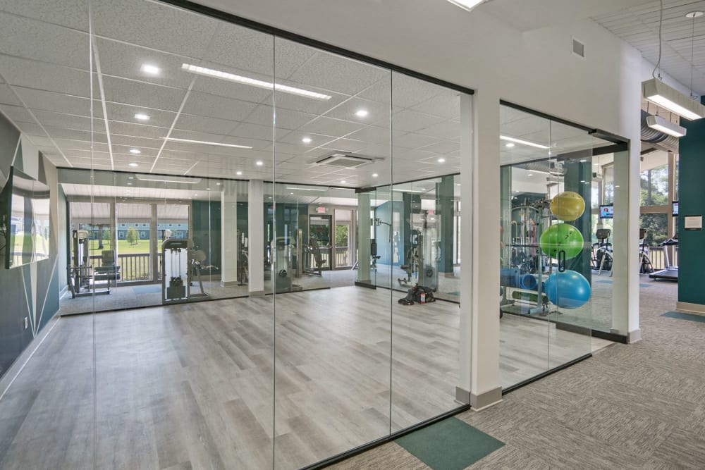 Gym room at Park Avenue in Jacksonville, Florida