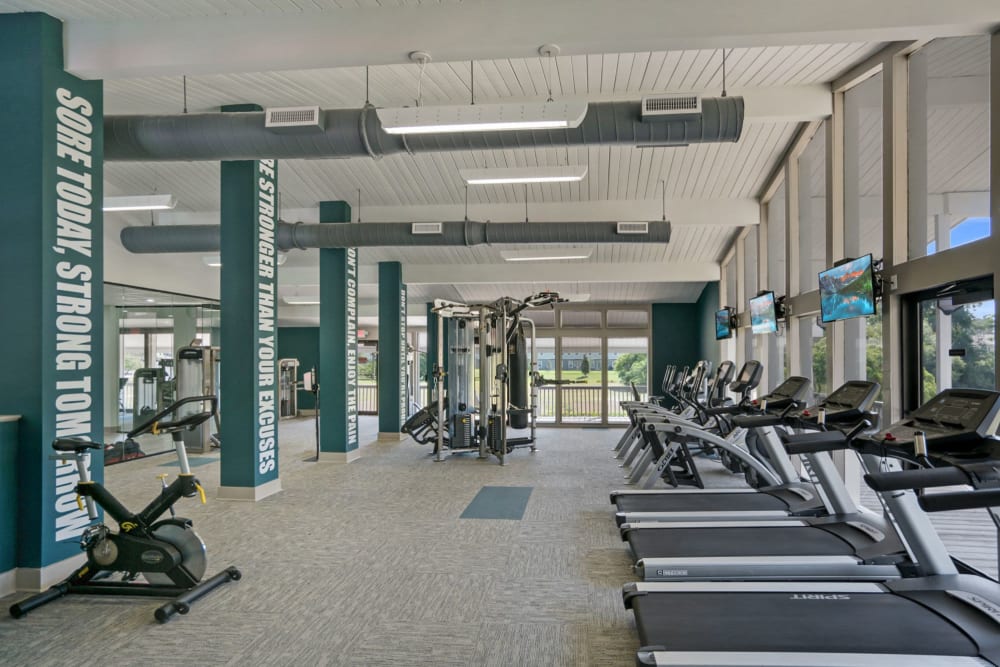 Fitness center at Park Avenue in Jacksonville, Florida