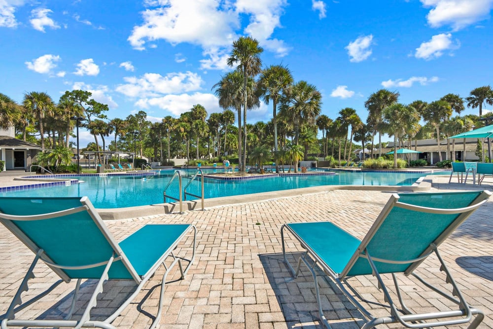 Swimming pool at The Avenues in Jacksonville, Florida