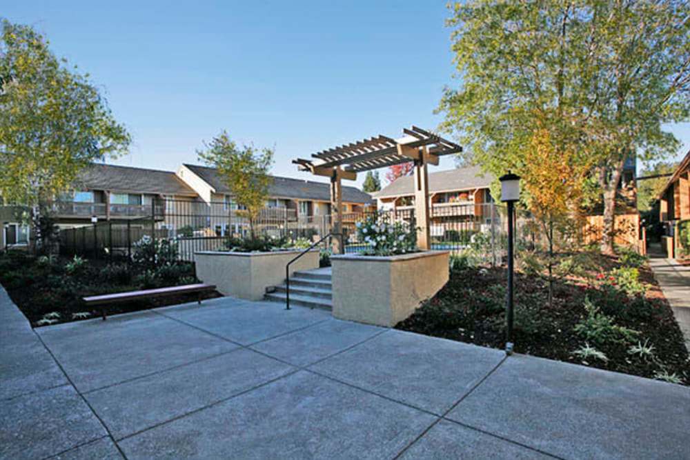 Exterior building at The Meridian Apartment Homes in Walnut Creek, California