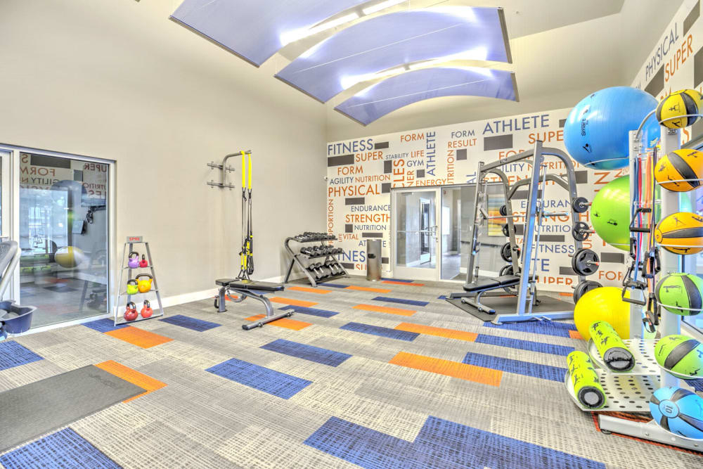 Fitness center at The Windsor in Renton, Washington