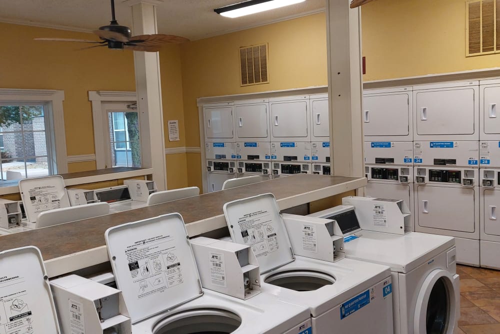 Community laundry facility at Pickwick Place in Oklahoma City, Oklahoma