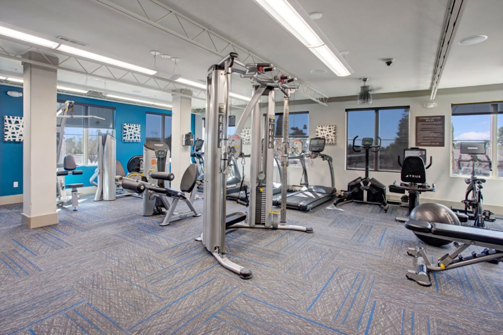 Fitness center at Luxe Scottsdale in Scottsdale, Arizona