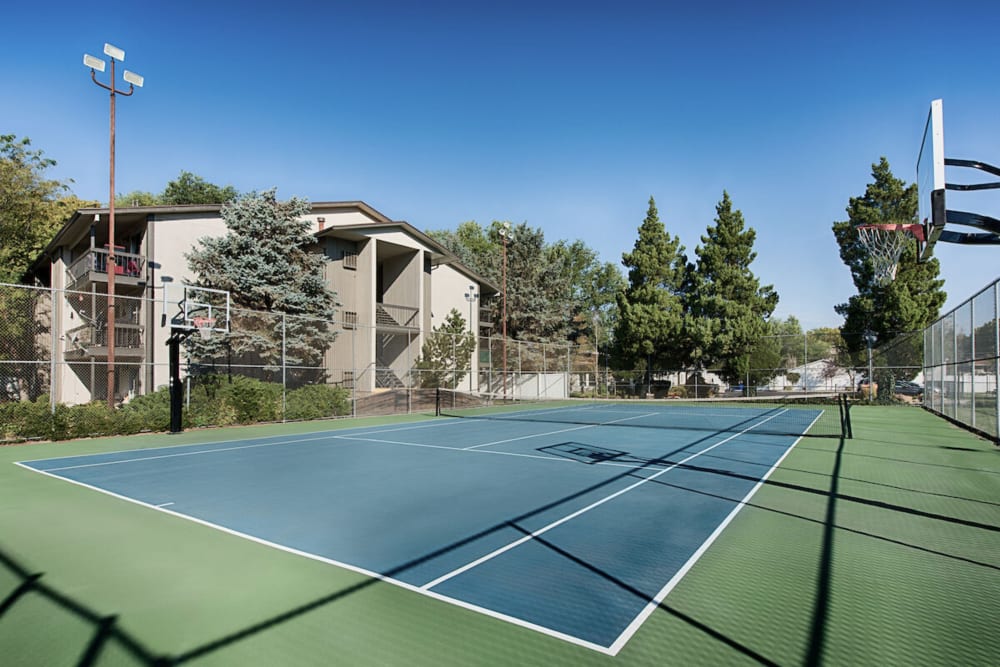 Tennis court at Country Lake in Millcreek, Utah