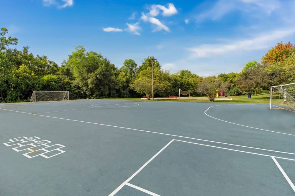 Basketball court at Southport at Buck Creek in Indianapolis, Indiana