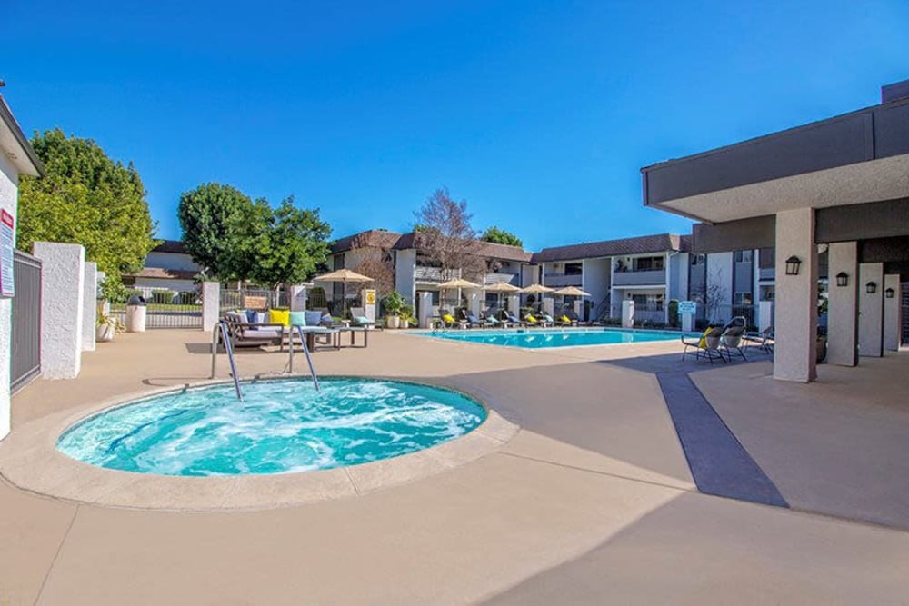 Inviting Swimming Pool at Grand Terrace in Glendora, California