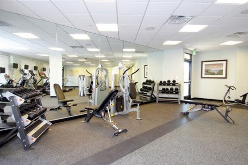 Fitness Center at Piazza D'Oro in Oceanside, California