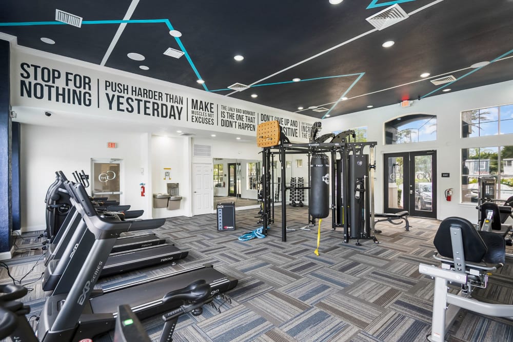 Fitness center at Country Club Lakes in Jacksonville, Florida