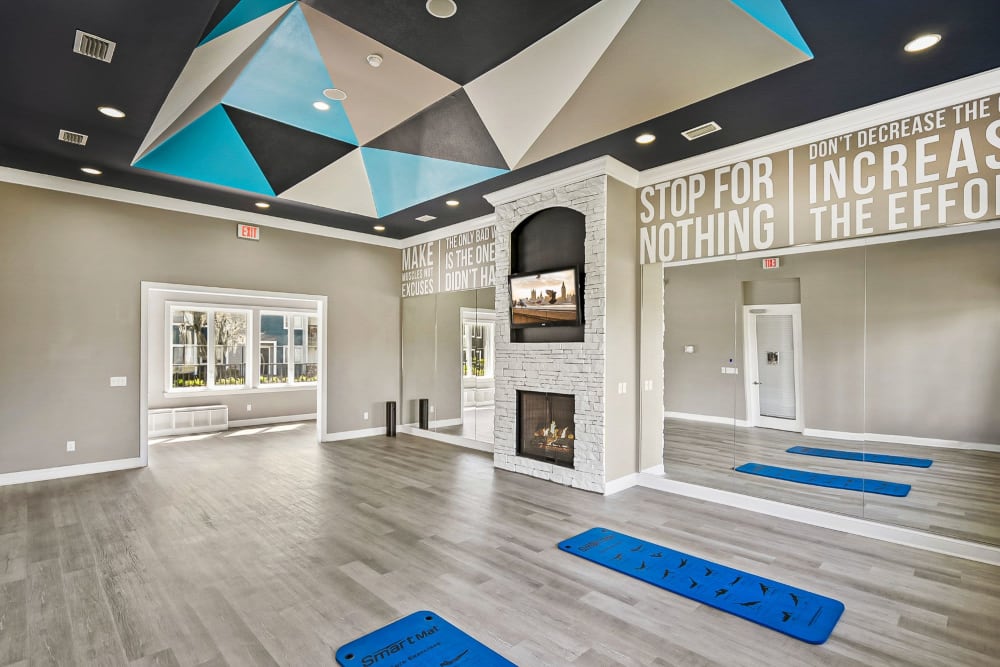 Gym area at The Club at Town Center in Jacksonville, Florida