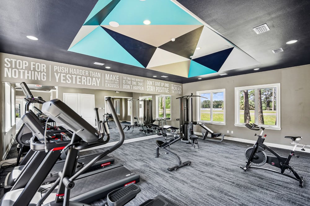 FItness center at The Club at Town Center in Jacksonville, Florida
