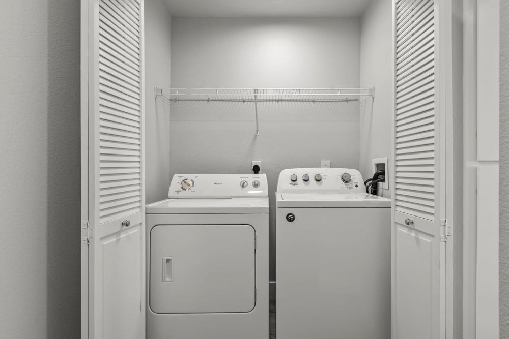 Washer and dryer at Arpeggio in Pasadena, California