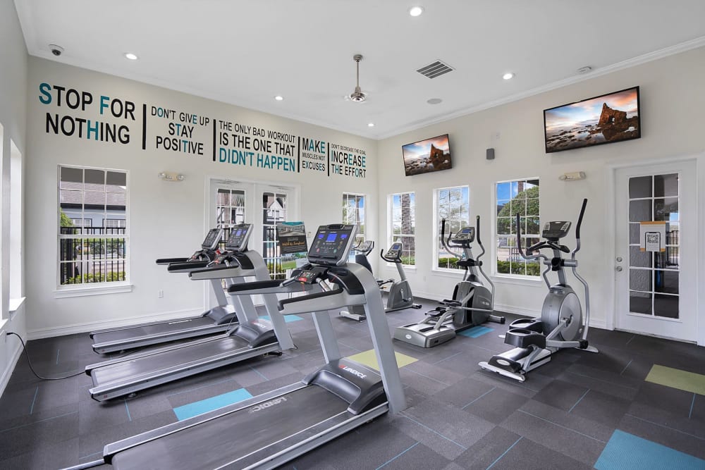 Fitness center at The Club at Millenia in Orlando, Florida