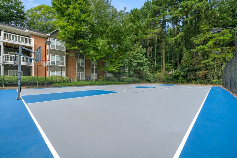 Basketball court at Westhaven at Vinings in Atlanta, Georgia
