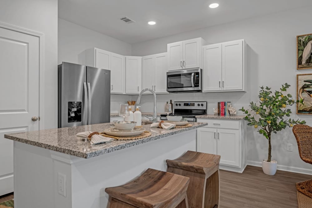 Interior bright kitchen at The Artisan Living North Beach 