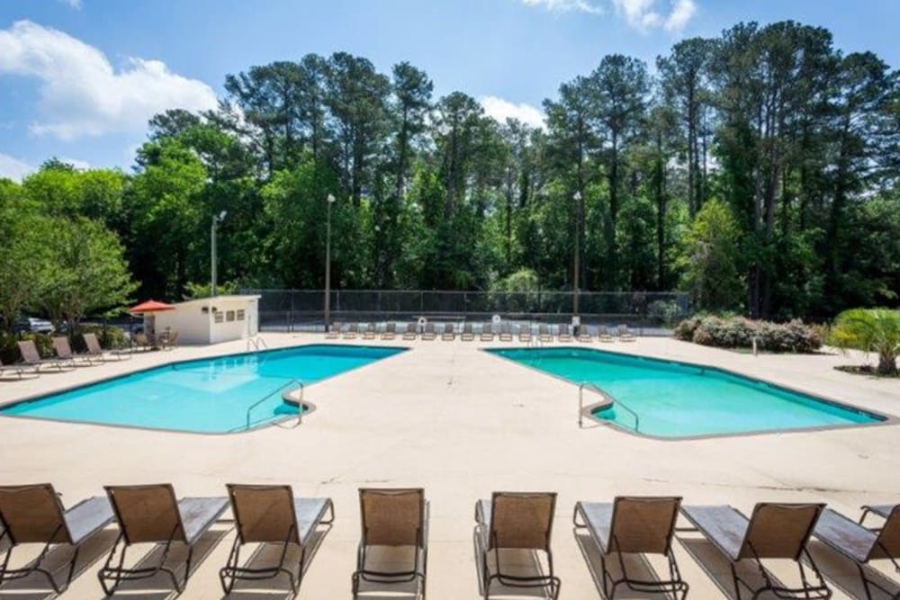 2 Pools outside at Acasă Prosper Fairways in Columbia, South Carolina