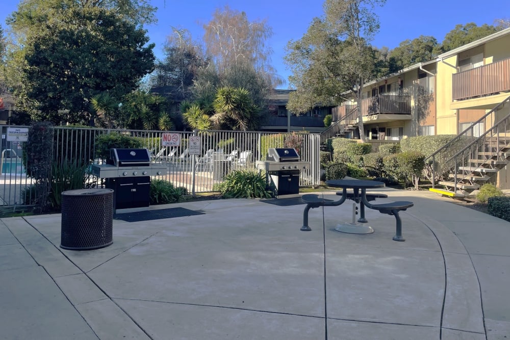 Grilling area at Almaden 1930 in San Jose, California