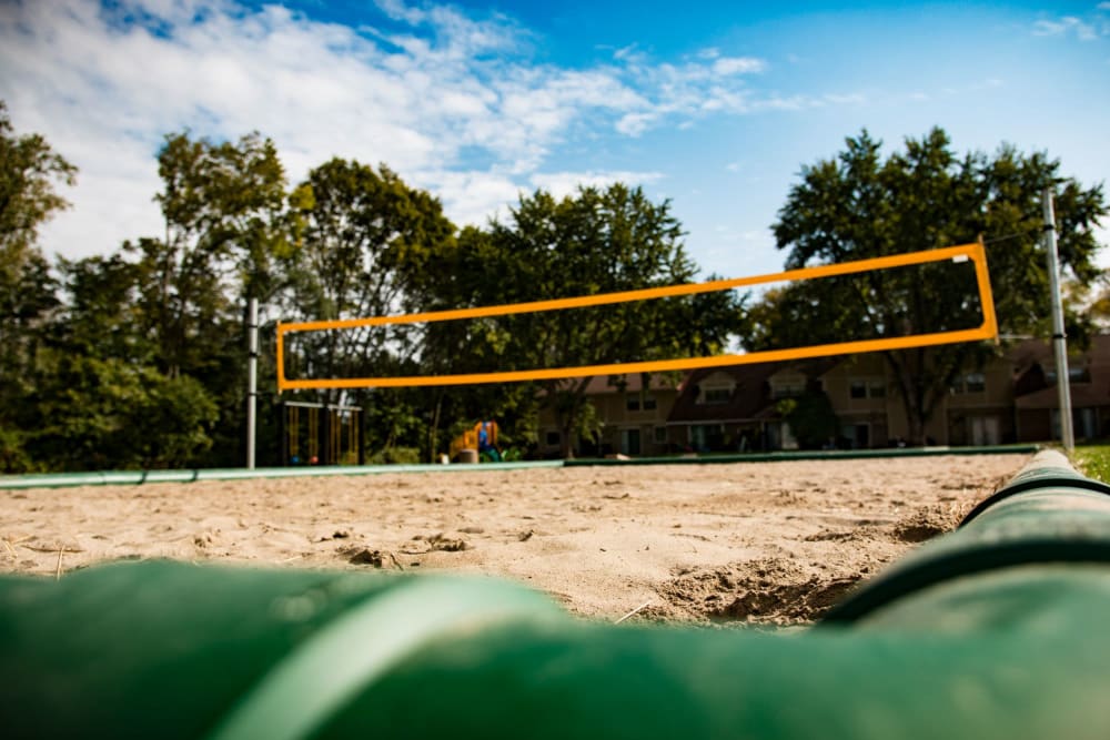 Volleyball court at Canterbury Green in Fort Wayne, Indiana