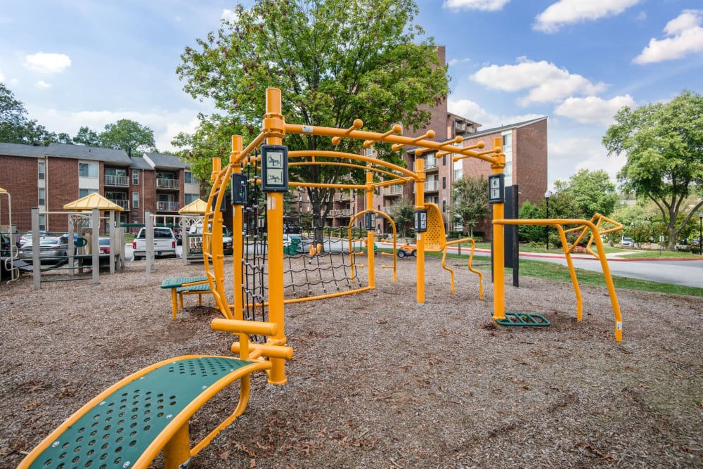 Kids playground at Columbia Pointe in Columbia, Maryland