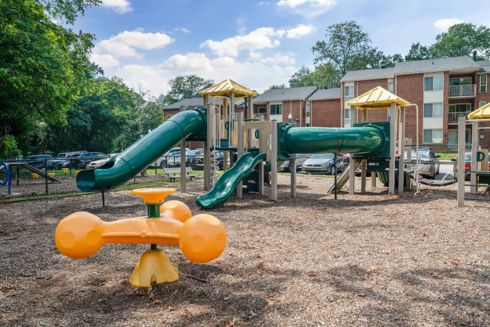 Playground for kids at Columbia Pointe in Columbia, Maryland