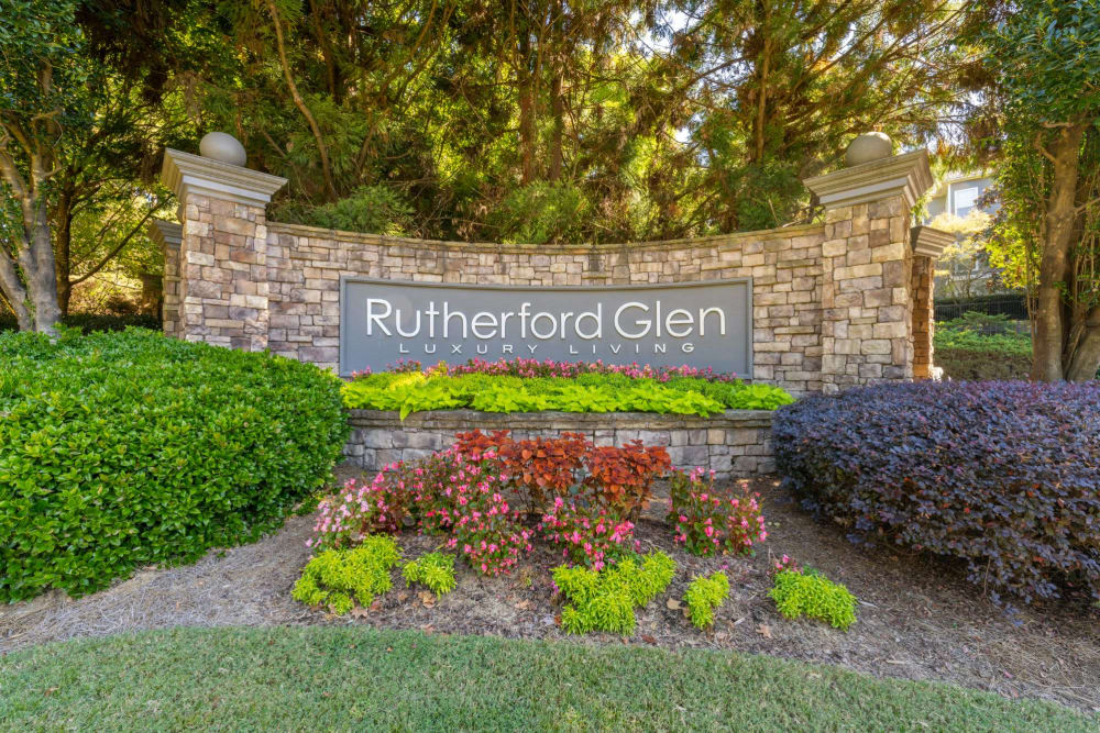 Entrance at Rutherford Glen in Atlanta, Georgia