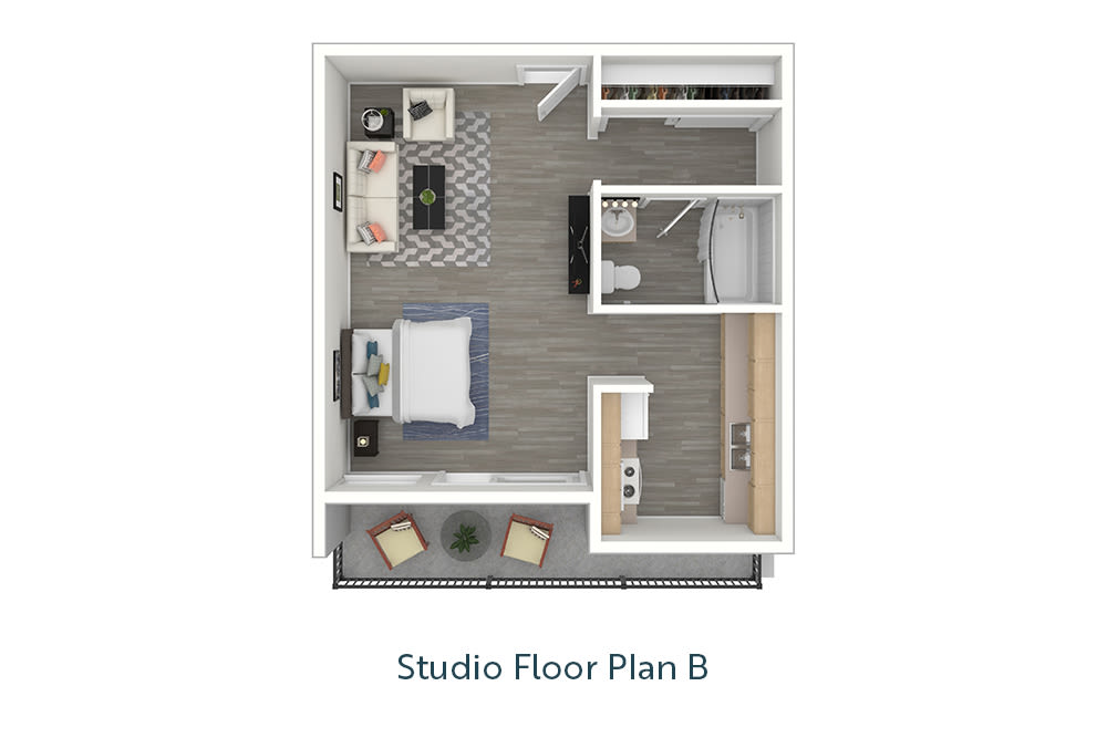 Studio Floor Plan B