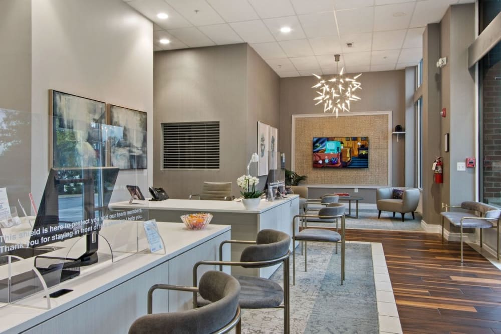 Leasing office at Tribeca at Camp Springs in Camp Springs, Maryland