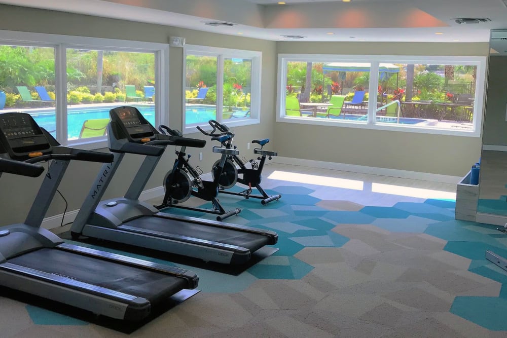 Fitness center at The Preserve at Spring Lake in Altamonte Springs, Florida