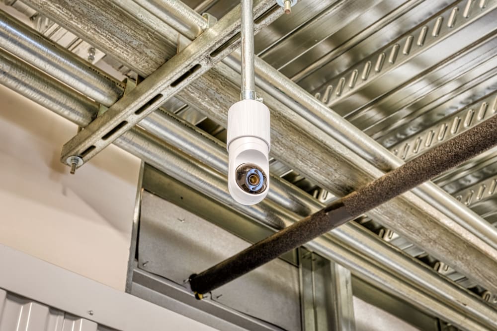 image of indoor security camera at Golden State Storage Santa Fe Springs facility 