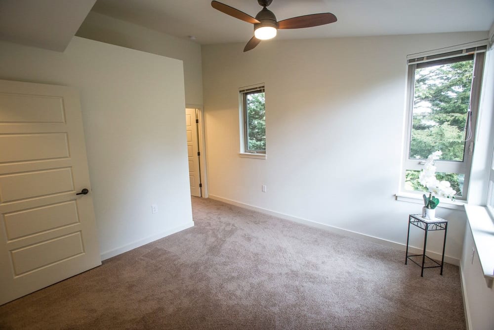 Bedroom area at Creekside Apartment Homes in Stanwood, Washington 