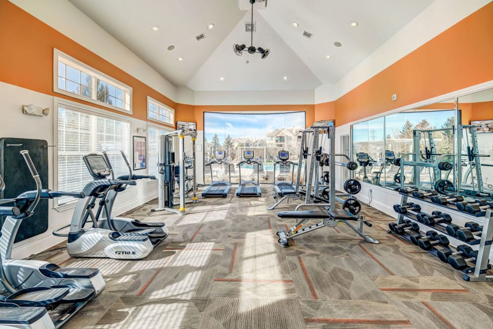 Fitness Center at Aspen Ridge in Aurora, Colorado