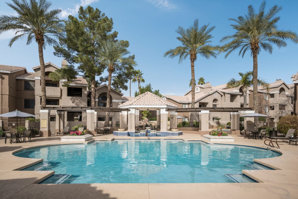 Swimming pool at The Palisades in Paradise Valley in Phoenix, Arizona
