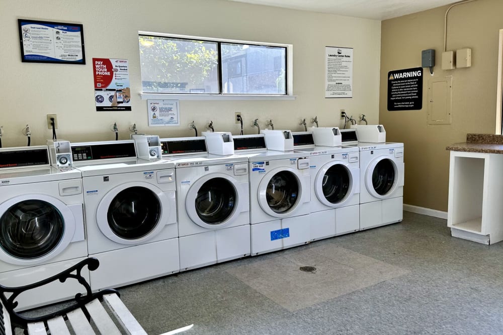 Laundry facilities at The Shoreline at Monterey Bay in Marina, California