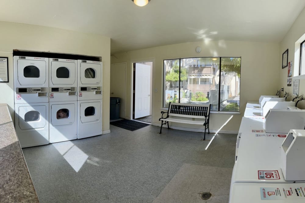 Large laundry facility at The Shoreline at Monterey Bay in Marina, California