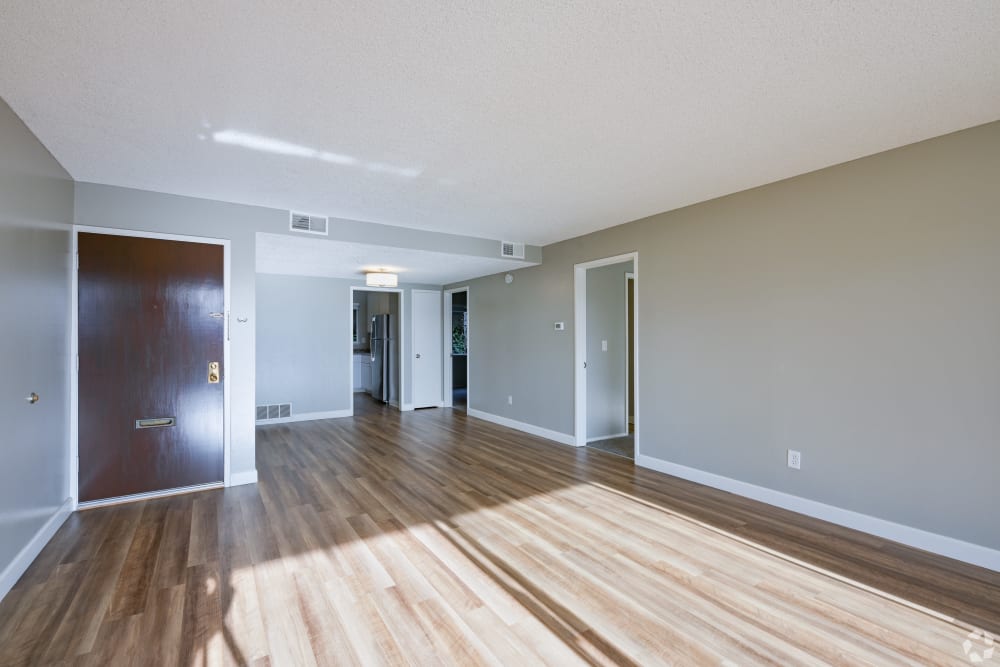 In unit floorplans of Via Holon Apartments in Greenbrae, California