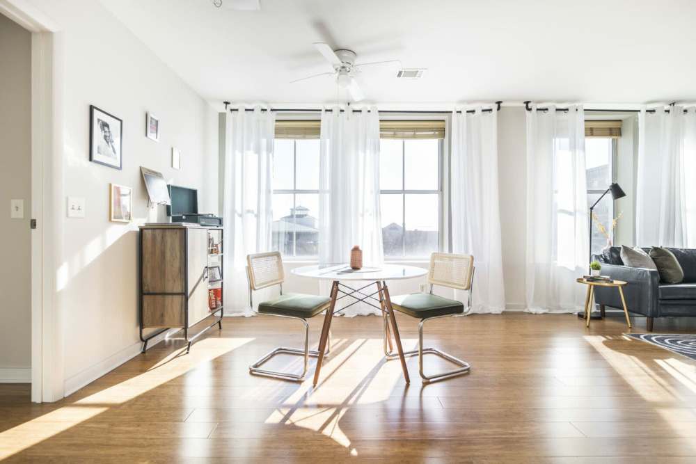 Living room at Lofts at 401 Cherry in Macon, Georgia 