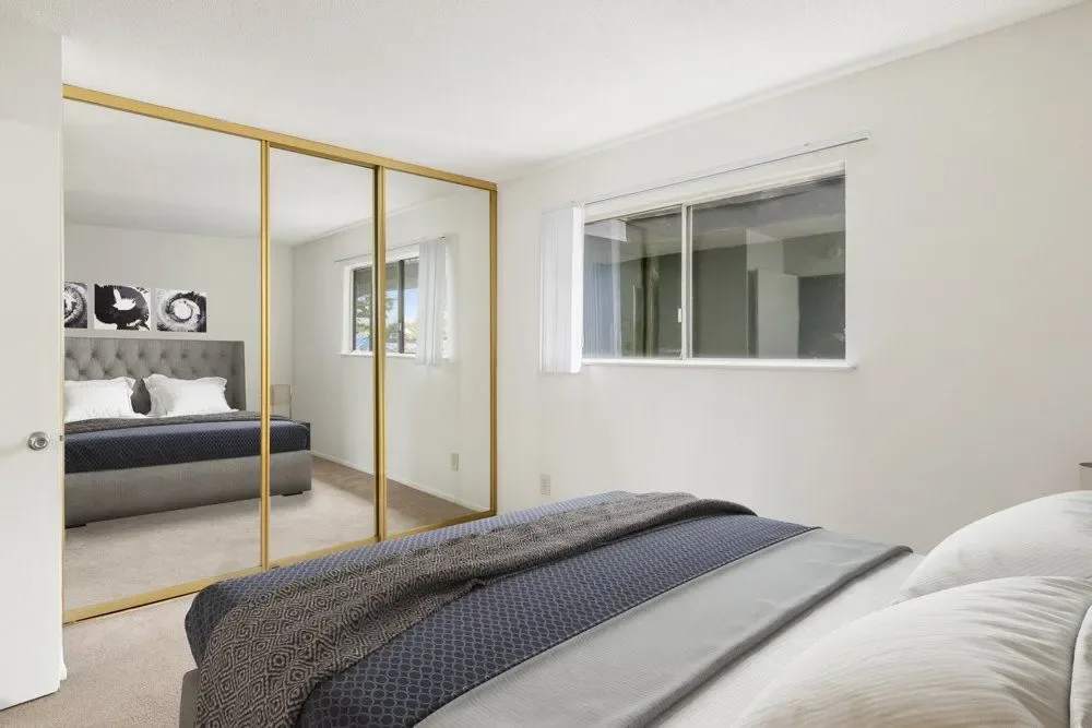 Bedroom at Surfside in Alameda, California