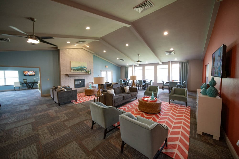 Large clubhouse at Lighthouse Landings in Indianapolis, Indiana