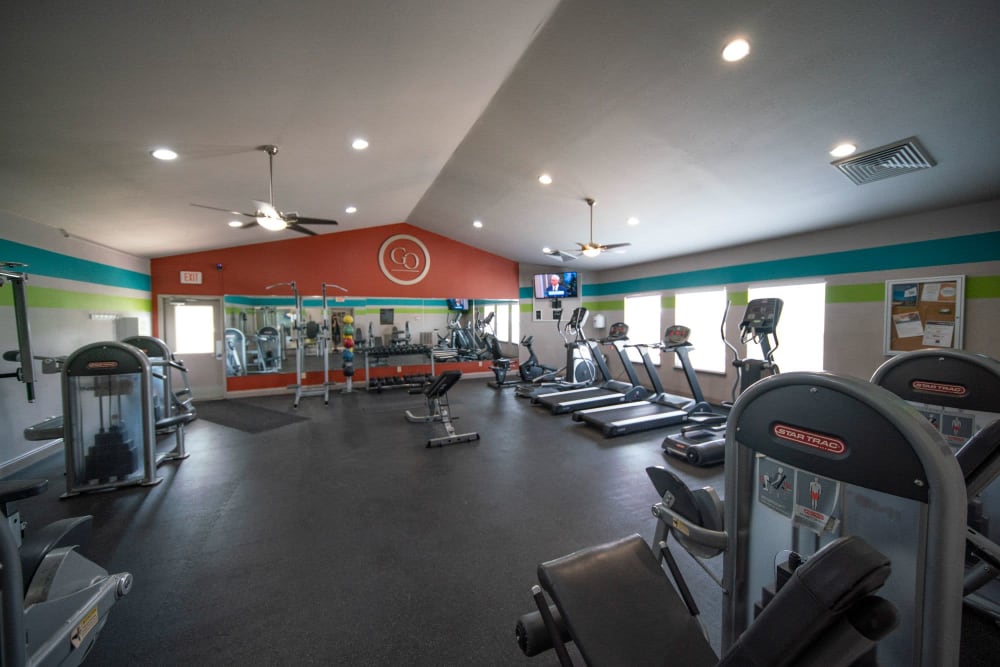 Fitness center at Lighthouse Landings in Indianapolis, Indiana