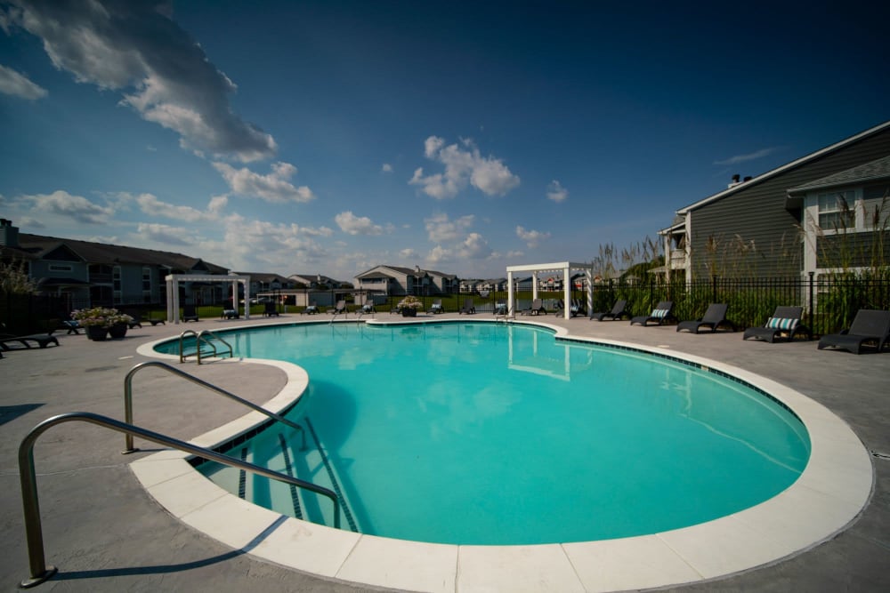Swimming pool at Lighthouse Landings in Indianapolis, Indiana