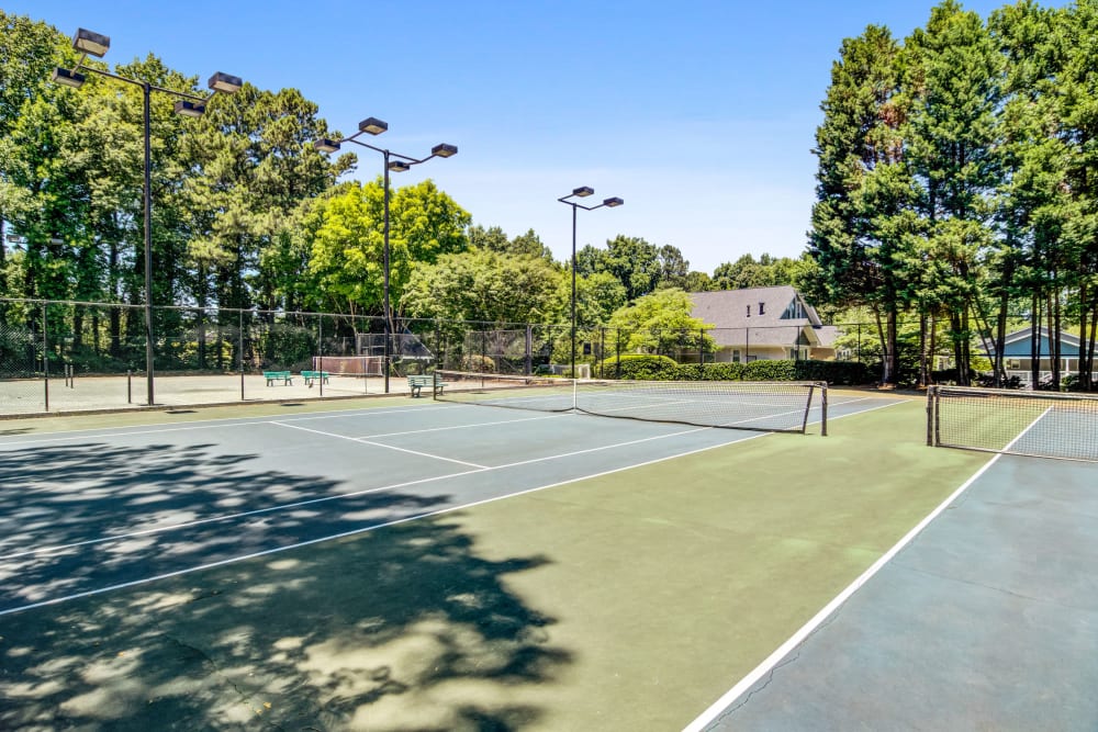 Tennis courts at Junction at Vinings in Smyrna, Georgia