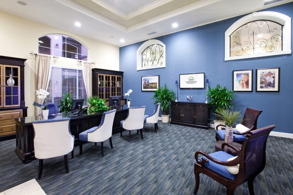 Leasing office at St Claire in Santa Maria, California