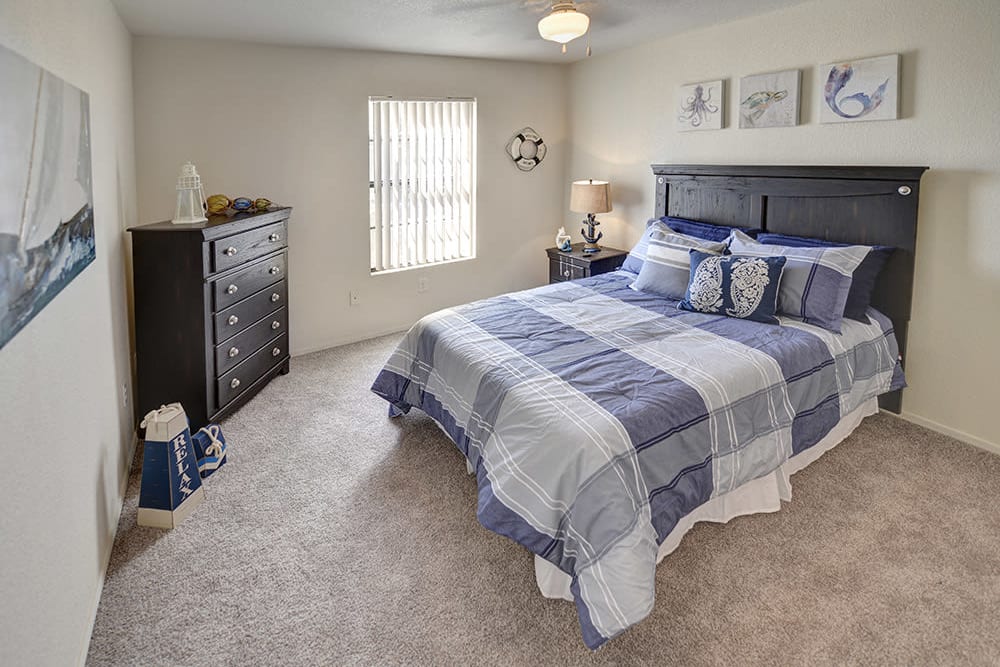 Bedroom at Cottonwood Crossing Apartments in Casa Grande, Arizona 