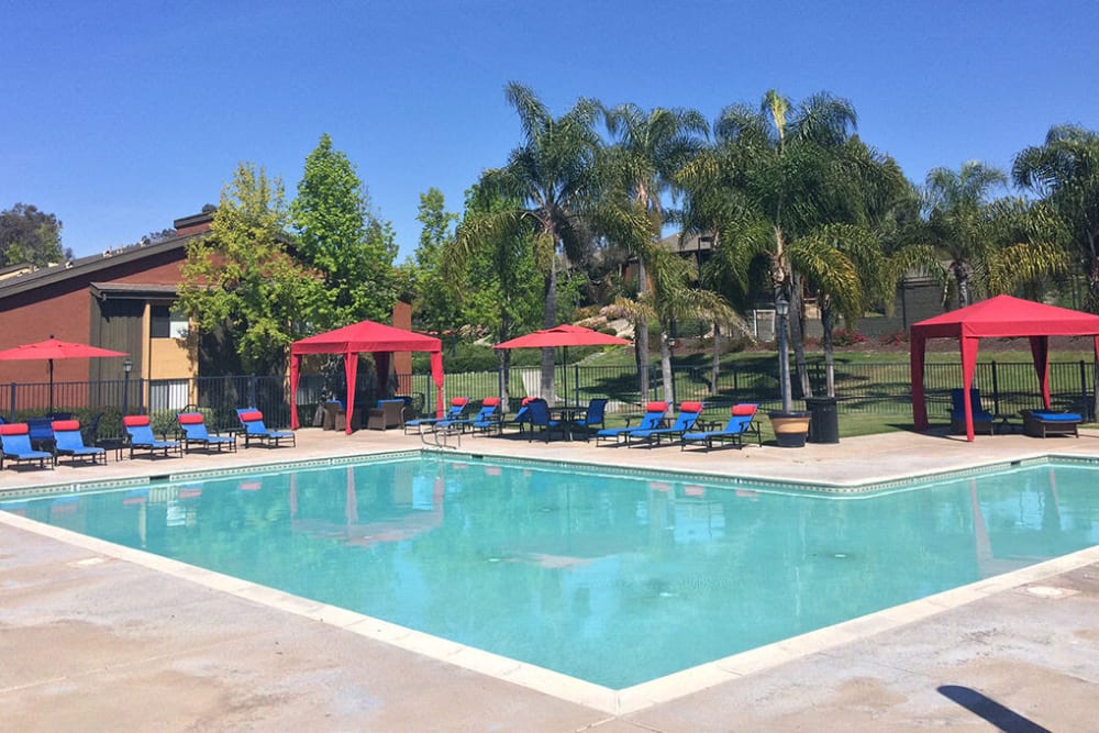 Swimming pool at Presidio at Rancho Del Oro in Oceanside, California