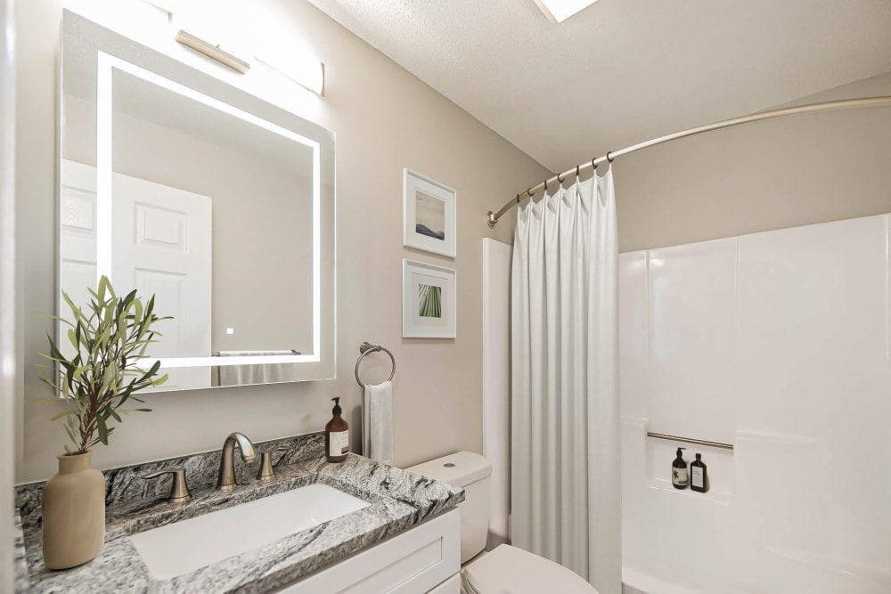 Eagle Rock Apartments at Enfield offers a Bathroom in Enfield, Connecticut