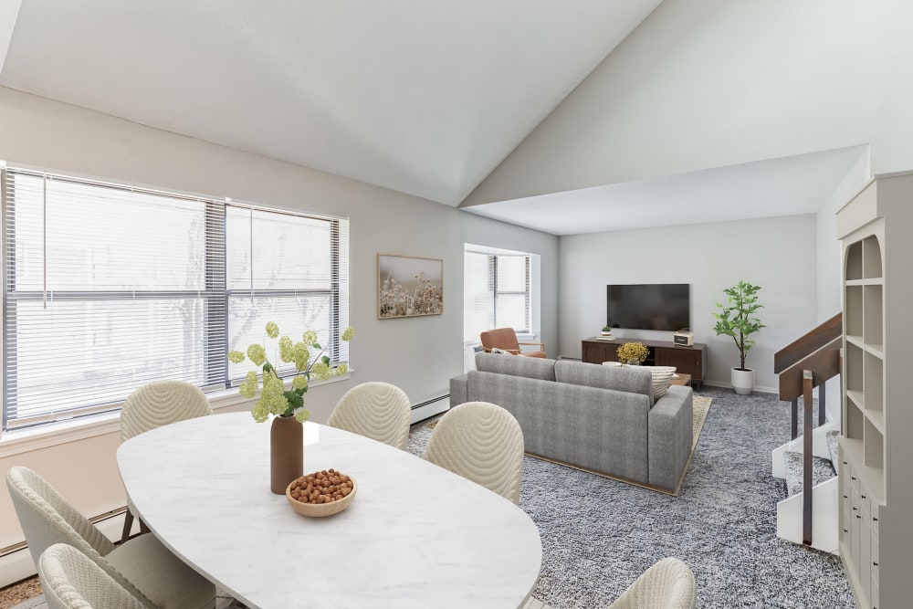 Eagle Rock Apartments at Enfield offers a Spacious Dining Room in Enfield, Connecticut