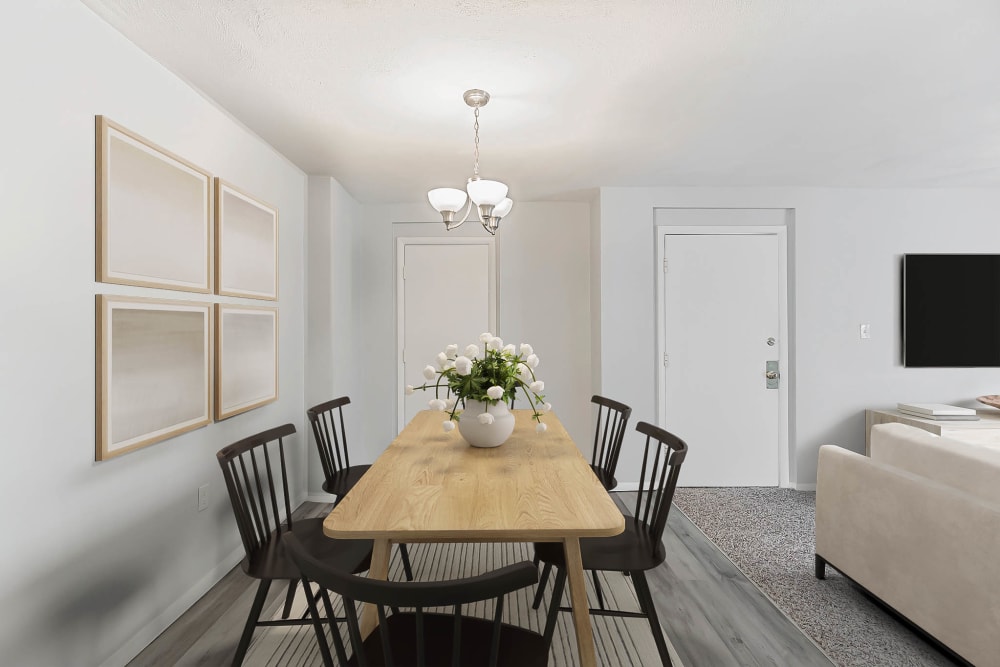 Newly Updated Dining Room in Park Village West in Westborough, Massachusetts