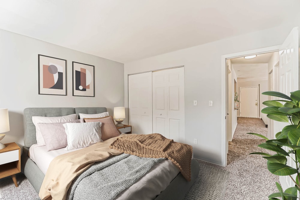 Enjoy our Newly Updated Apartments Bedroom in Park Village West