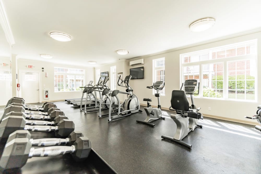 Spacious Fitness Center in Park Village West in Westborough, Massachusetts
