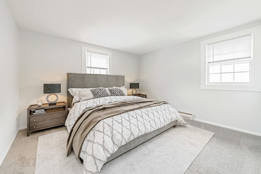 Cozy Bedroom at Apartments in Nashua, New Hampshire