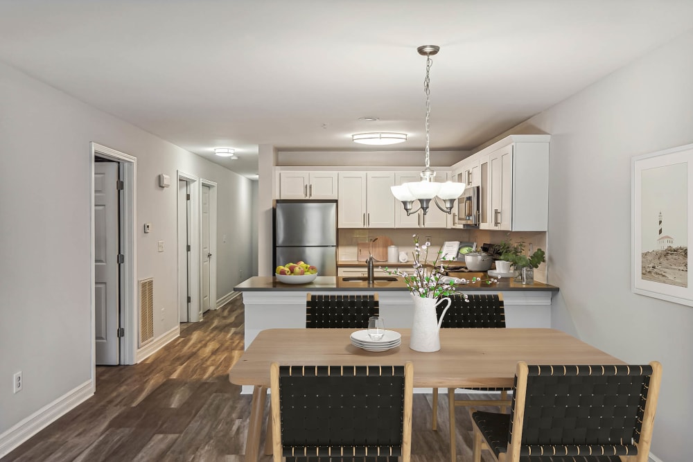 Modern Apartments with a Living Room at Eagle Rock Apartments & Townhomes at Rensselaer